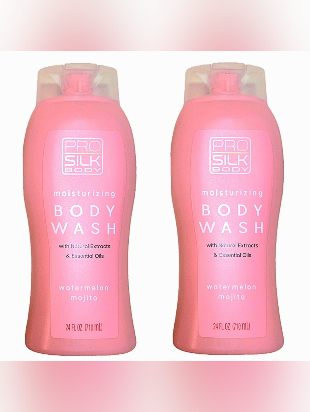 ProSilk Moisturizing Body Wash Watermelon Mojito 24oz (710mL) 2 Bottles